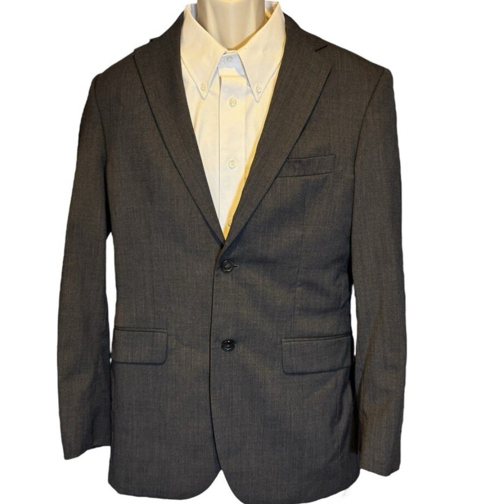 Jos. A.‎ Bank Men's 100% Wool 2-Button Blazer Charcoal/Slate Gray • 38R